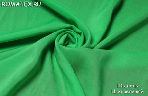 Ткань штапель цвет зелёный
